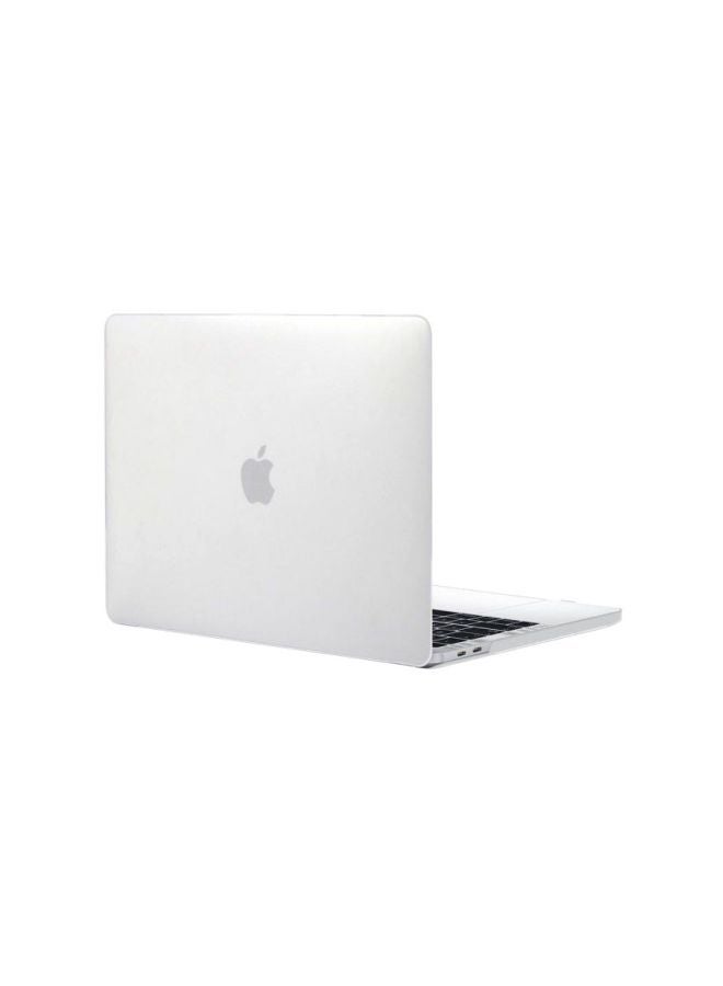 Protective Hard Case Cover With Keyboard Cover For 13-Inch Apple MacBook Pro Laptop (2016/2017) White  - Image 1