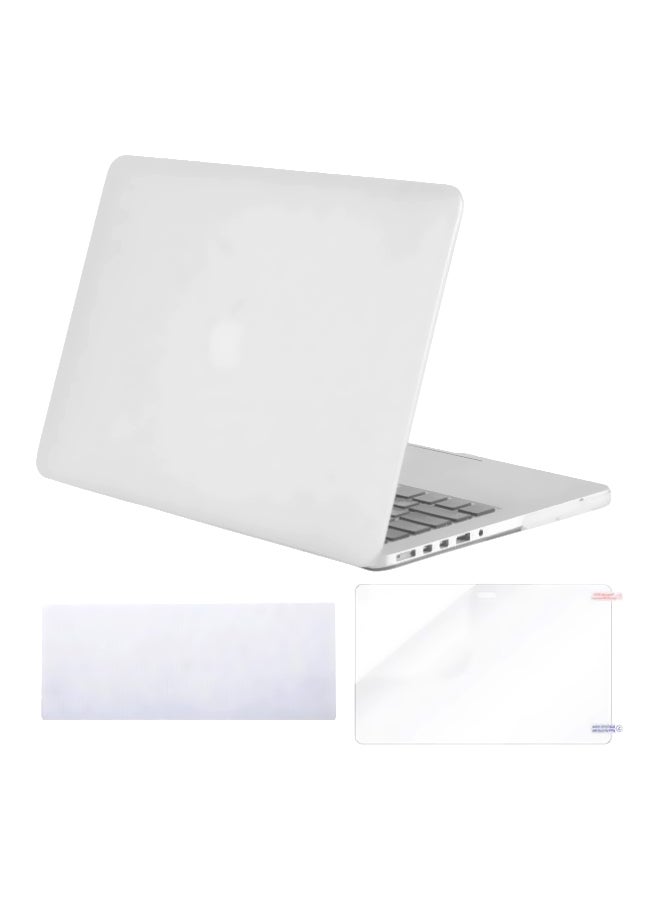Hard Case For Apple MacBook Pro 13-Inch With Keyboard Skin Cover Frost 