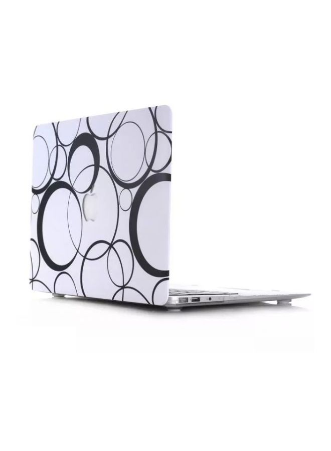 Hard Case Cover For Apple MacBook Air 13.3-Inch White/Black - Image 2