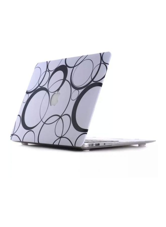 Hard Case Cover For Apple MacBook Air 13.3-Inch White/Black - Image 3