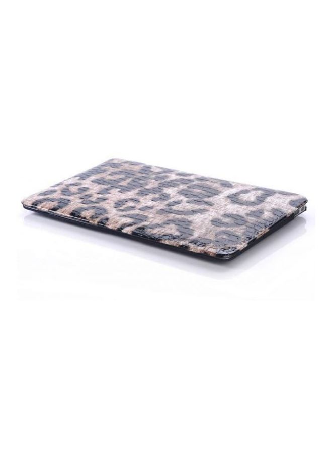 Hard Case Cover For Apple MacBook Air 13/13.3-Inch Brown/Black - Image 3