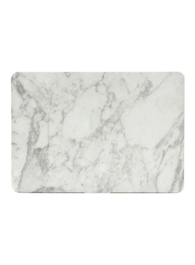 Hard Rubberized Case Cover For Apple MacBook Retina 13-Inch White/Grey  - Image 1