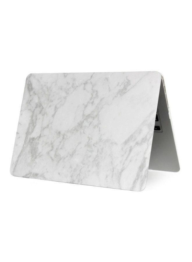 Hard Rubberized Case Cover For Apple MacBook Retina 13-Inch White/Grey  - Image 3