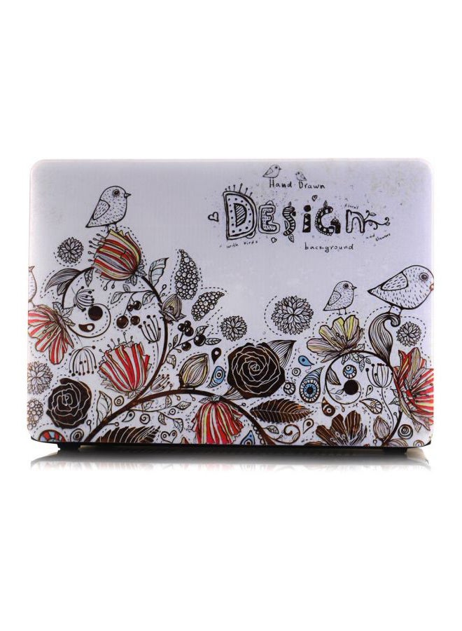 Protective Case Cover For Apple MacBook Air 13/13.3-Inch White/Pink/Brown  - Image 2
