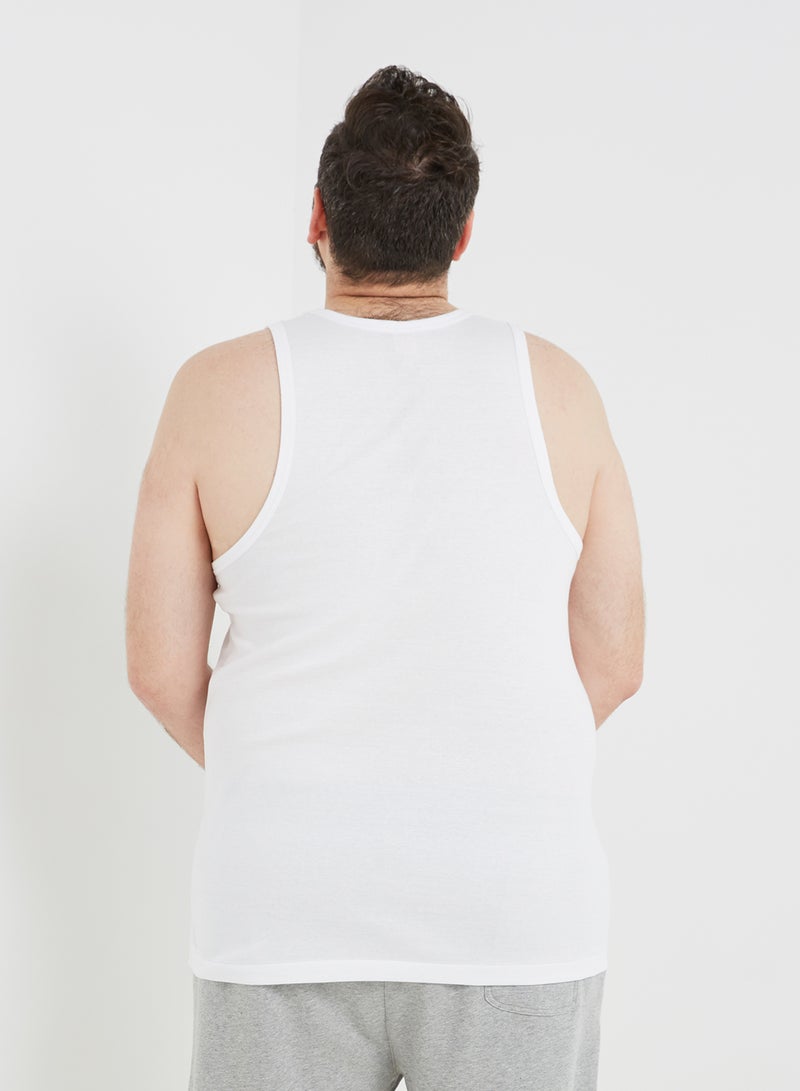 SLUGGER 3-Piece Cotton Vest White - Image 2