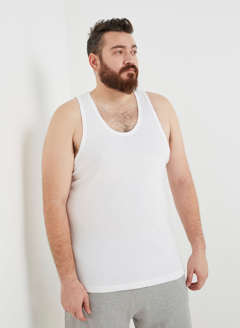 SLUGGER 3-Piece Cotton Vest White - Image 1