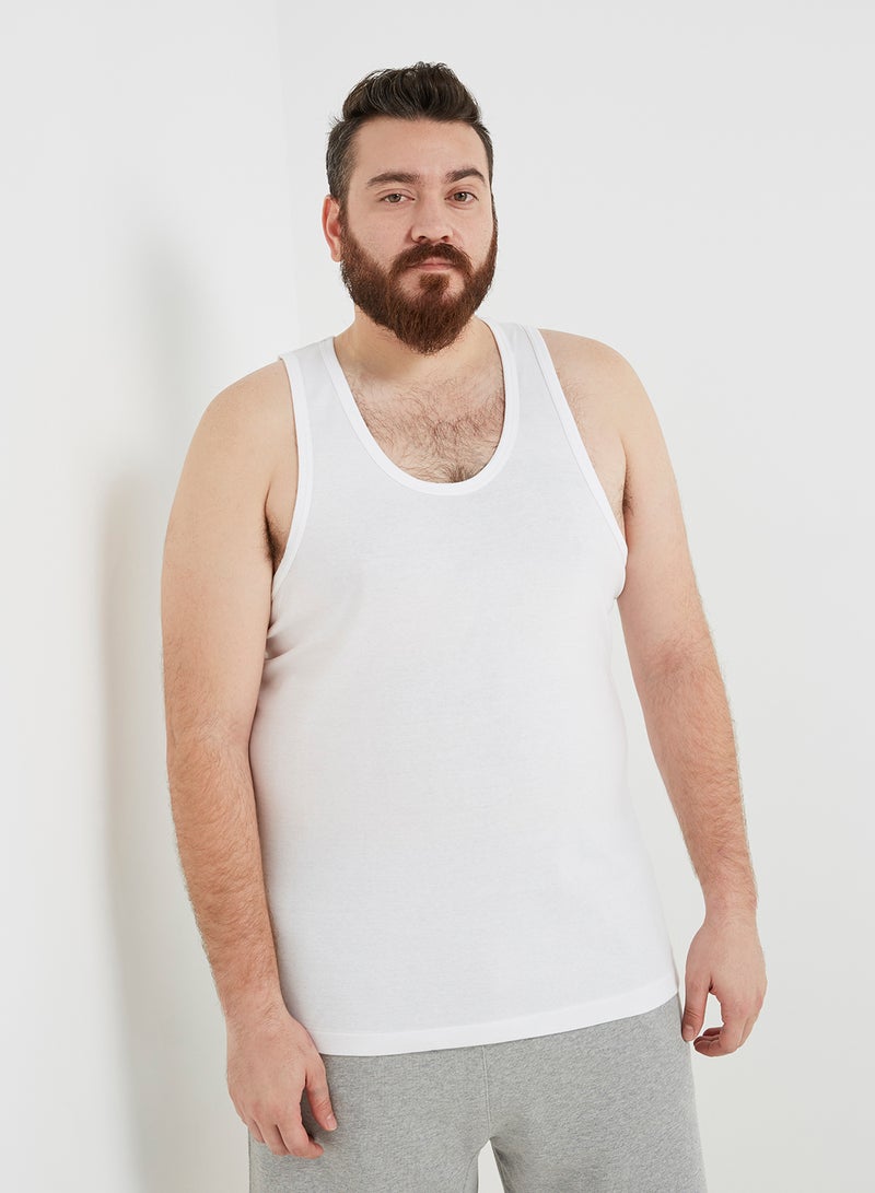 SLUGGER 3-Piece Cotton Vest White - Image 2