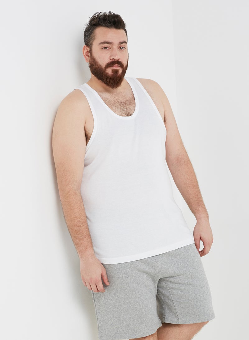 SLUGGER 3-Piece Cotton Vest White - Image 2