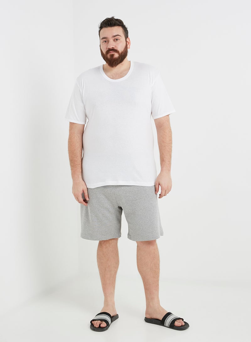 SLUGGER - 3-Piece Cotton Round Neck Undershirt White - Image 1