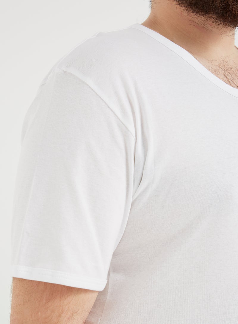 SLUGGER - 3-Piece Cotton Round Neck Undershirt White - Image 1