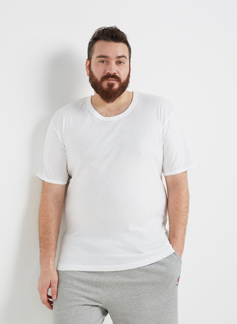 SLUGGER 3-Piece Round Neck Undershirt White - Image 1