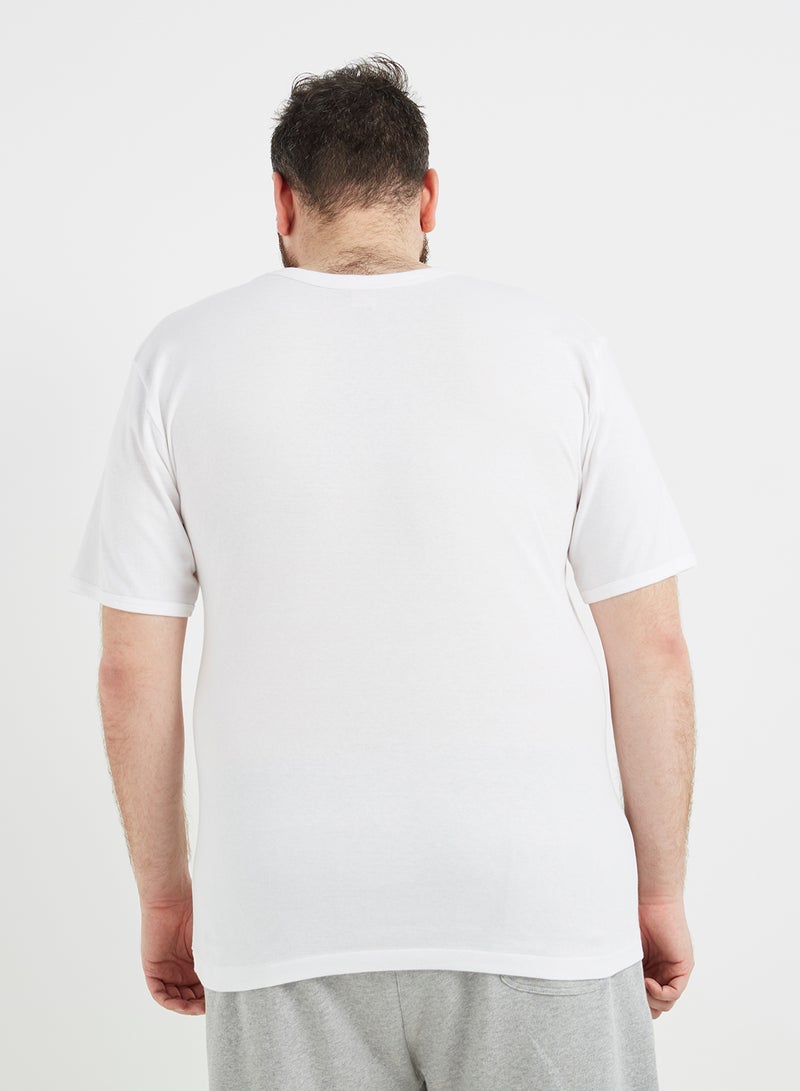 SLUGGER 3-Piece Round Neck Undershirt White - Image 2