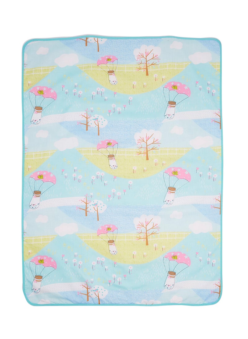 نايت أنجيل مفرش لتغيير حفاضات الأطفال بتصميم محمول مضاد للماء وقابل لإعادة الإستخدام - تصميم مناسب للجنسين للبنات والأولاد. - Image 1