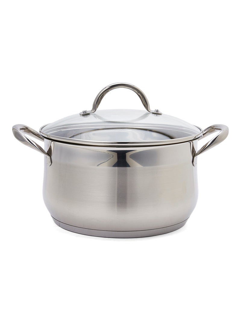 BERGNER - 7-Piece  Induction Cookware Set Stainless Steel Silver - Image 1