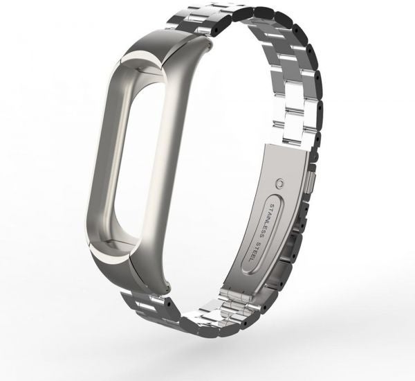 Replacement Wrist Band For Xiaomi Mi Band 3 Silver - Image 5