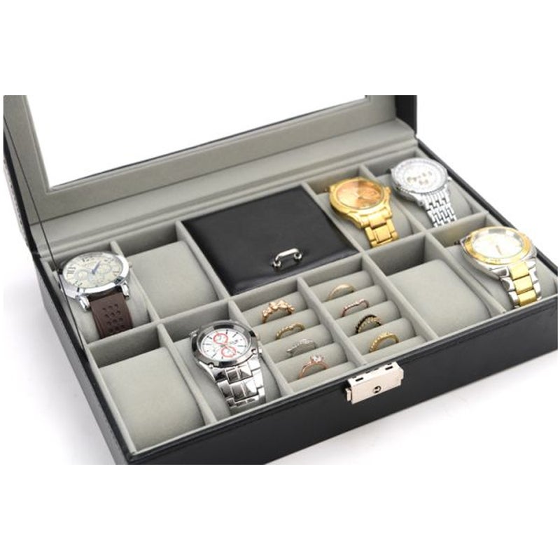 Beauenty Acrylic Plate Glass Jewelry Ring Storage Box  - Image 2