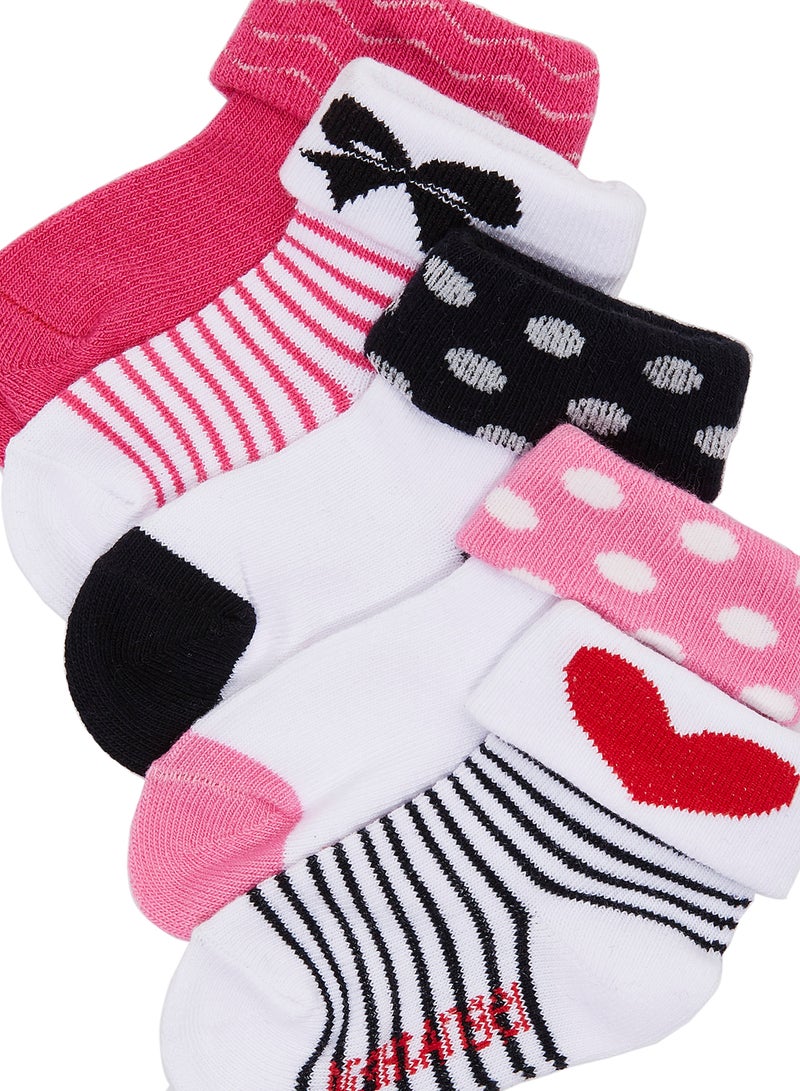 NIGHT ANGEL 5 Pairs Baby Socks Multicolour - Image 2
