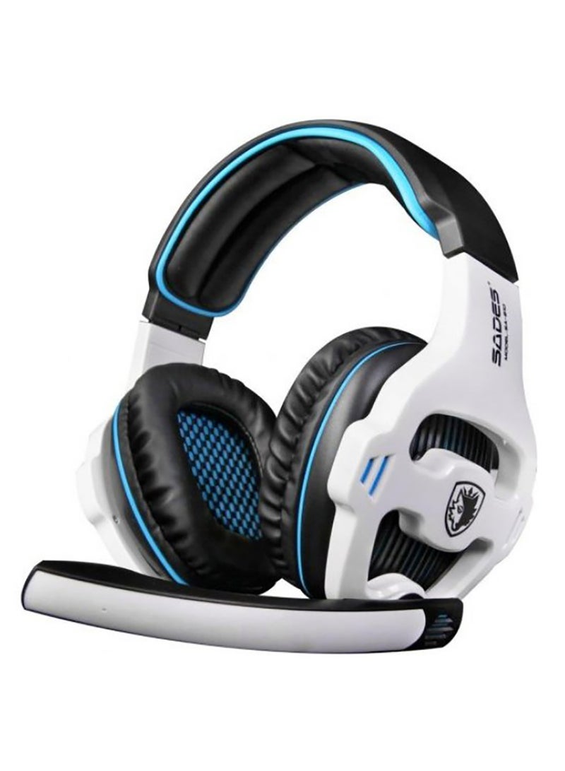 ساديس سماعة رأس للألعاببصوت ستيريو توضع فوق الأذن مع ميكروفون - Image 1