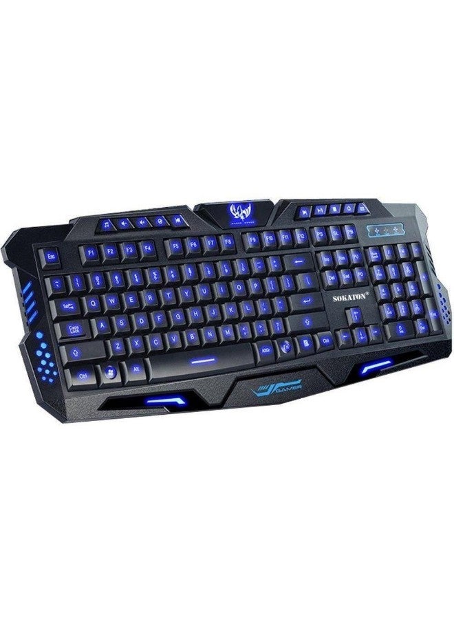 LED Backlight Wired Gaming Keyboard - Image 1