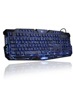 LED Backlight Wired Gaming Keyboard Black