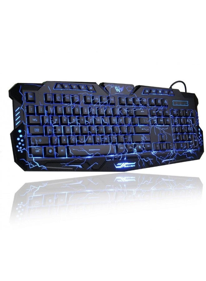 Generic - LED Backlight Wired Gaming Keyboard Black - Image 1