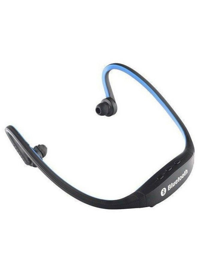 Sport Bluetooth Wireless On-Ear Headphone Black/Blue - Image 1