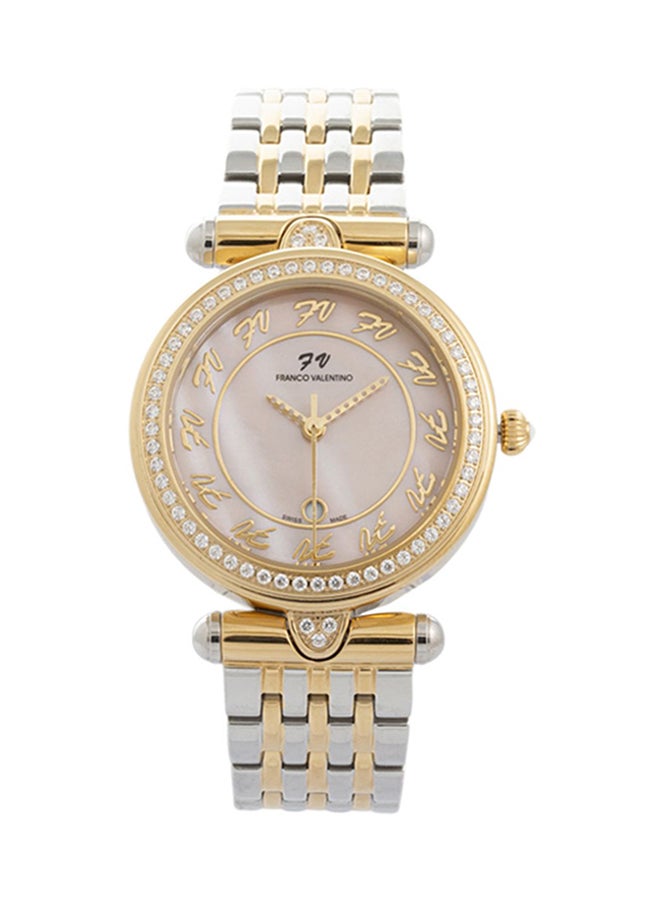 FRANCO VALENTINO - women Stainless Steel Quartz Analog Wrist Watch - Image 1