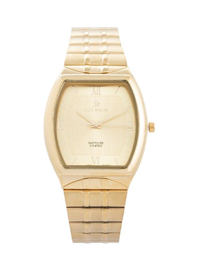 SUN ROCK men Stainless Steel Quartz Analog Wrist Watch - Image 1