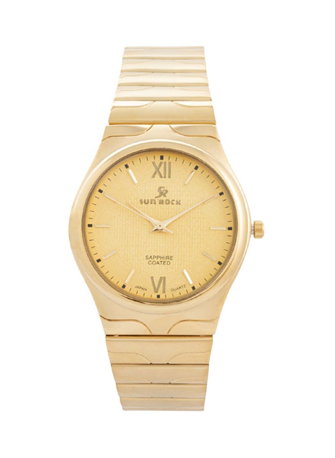 SUN ROCK men Stainless Steel Quartz Analog Wrist Watch - Image 1