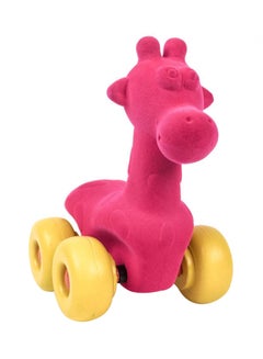 Rubbabu Giraffe On Wheels 7inch 