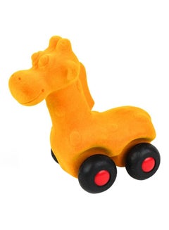 Rubbabu Aniwheelies Giraffe 4inch  - Image 1