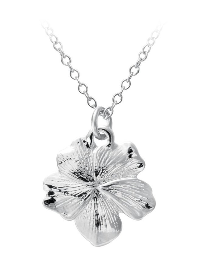 SENFAI Myosotis Forget Me Not Flower Charm Wedding Gift Pendant Necklace - Image 2