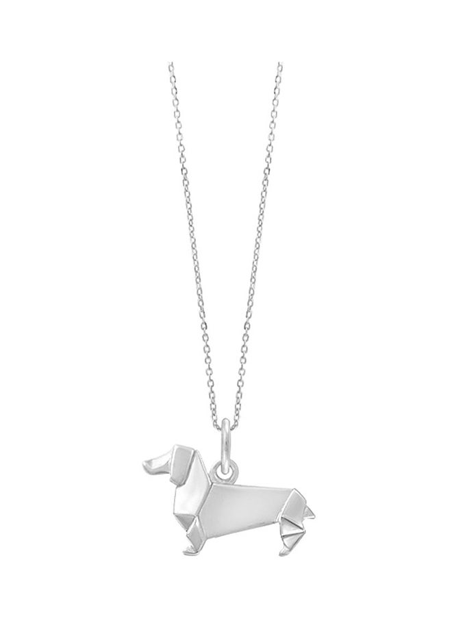 Origami Dachshund Wiener Dog Necklace - v1553509548/N21646182A_1