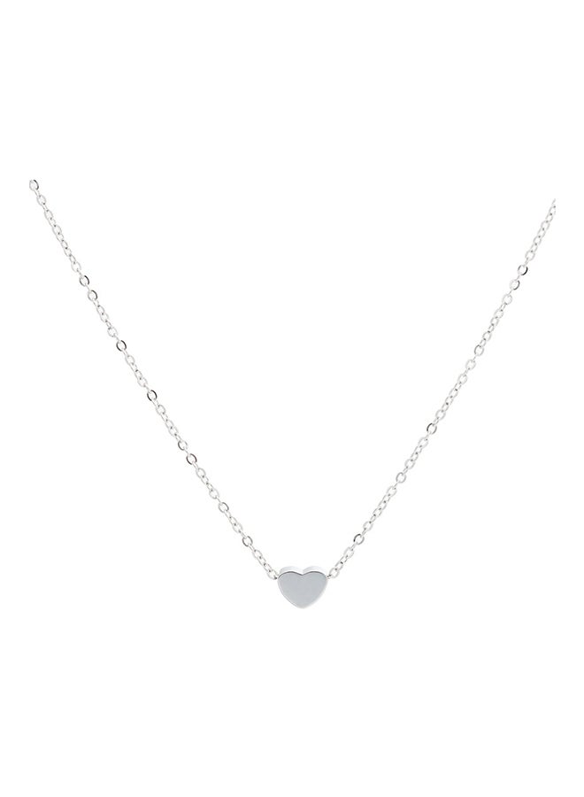 Jude Jewelers Stainless Steel Sliding Float Heart Shaped Charm Necklace 