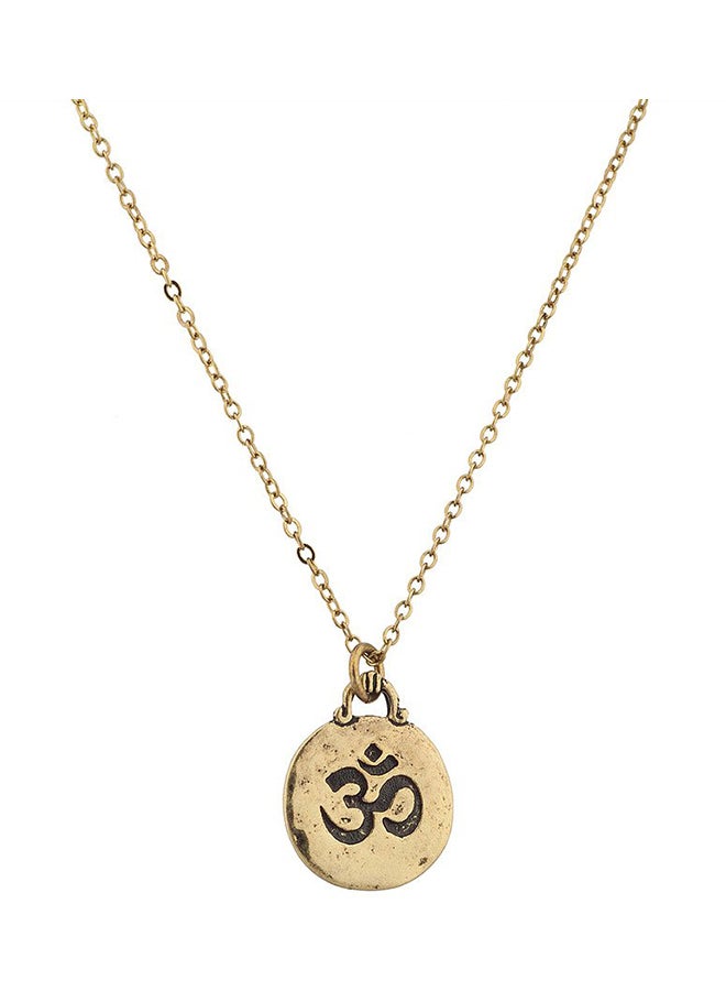 Lux Accessories Symbol Aum Om Pratima Atman Brahman Soul Self Within Pendant Necklace