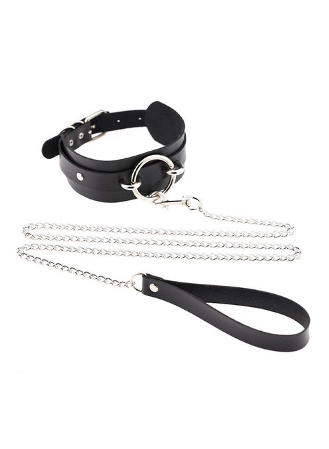 Leather Adjustable Necklace Neckband Collar Choker