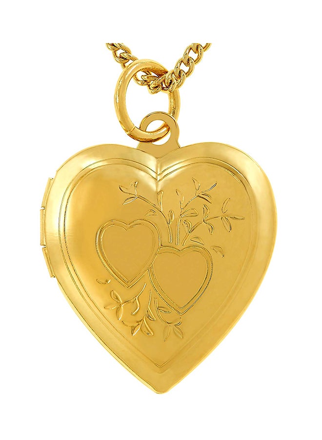 Lifetime Jewelry Heart Locket For Pictures Double Heart Design 