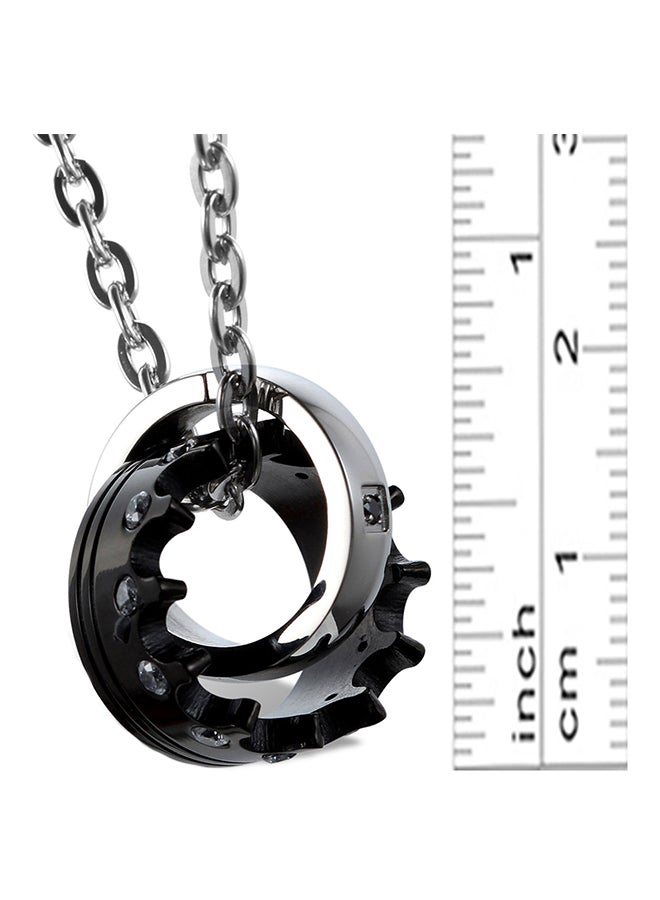 Oidea Cubic Queen Crown Pendant Necklace - Image 2