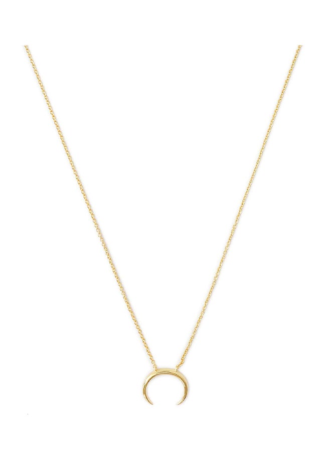 HONEYCAT - Tiny Crescent Horn Necklace - Image 1