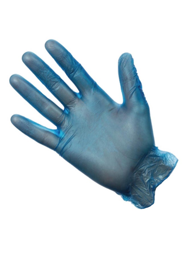 Vinyl Gloves Blue Medium
