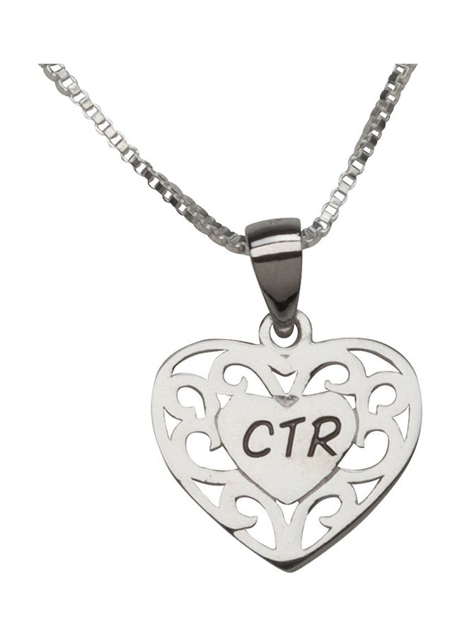 Cherished Moments Ctr Heart Necklace 