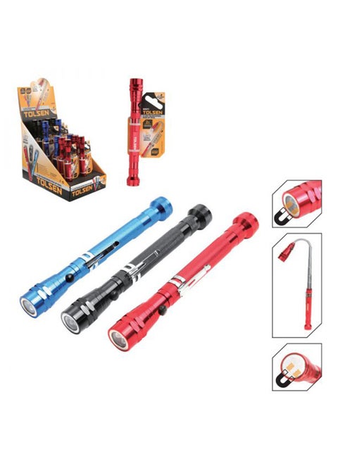 3-Led Telescoping Pick Up Tool Multicolour