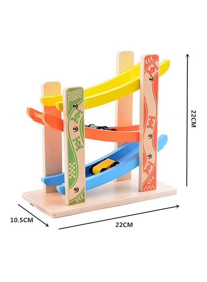 طقم ألعاب خشبية تعليمية بتصميم سيارة وزحلوقة 834جرام - Image 3