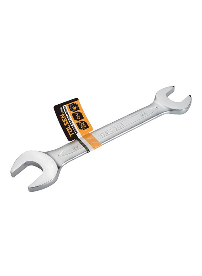 Double Open End Spanner silver