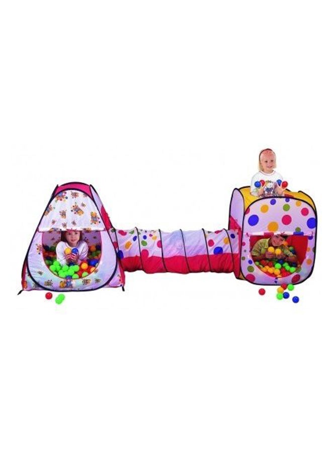 Kids Ball House With Tunnel & 2 Play House