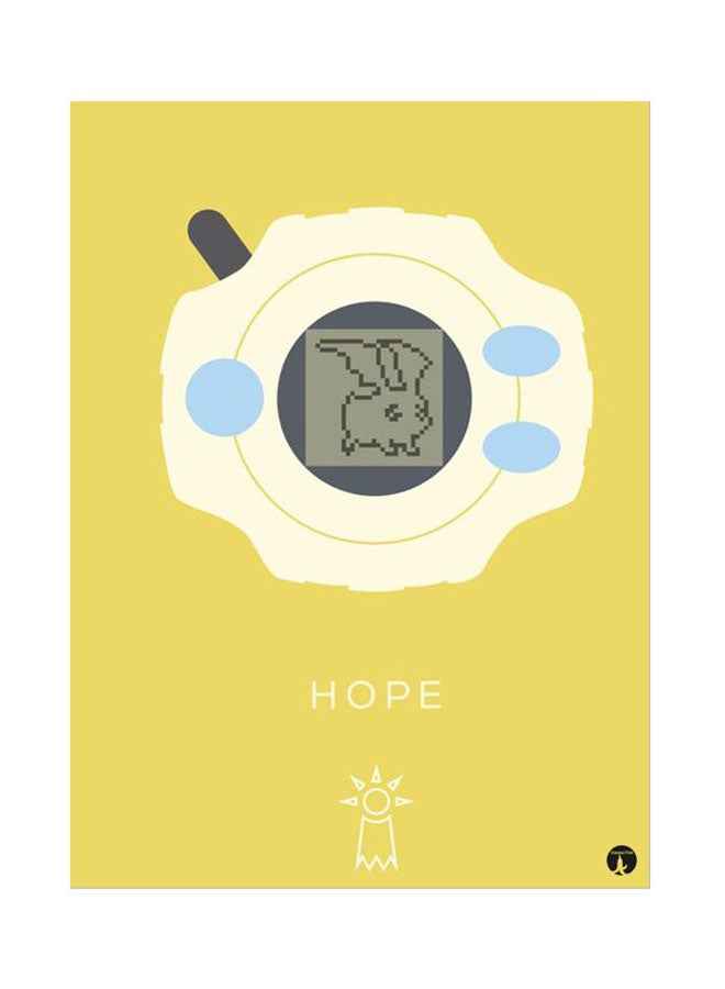 بي بي لوحة معدنية لملصق مسلسل الرسوم المتحركة أبطال الديجيتال متعدد الألوان