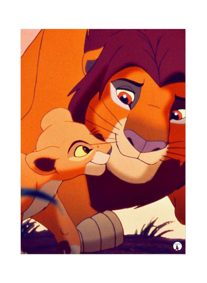 BP Metal Plate Of Disney Poster Multicolour