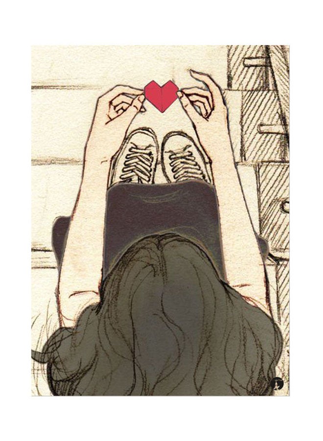 BP Metal Plate Of Korean Art Poster Multicolour