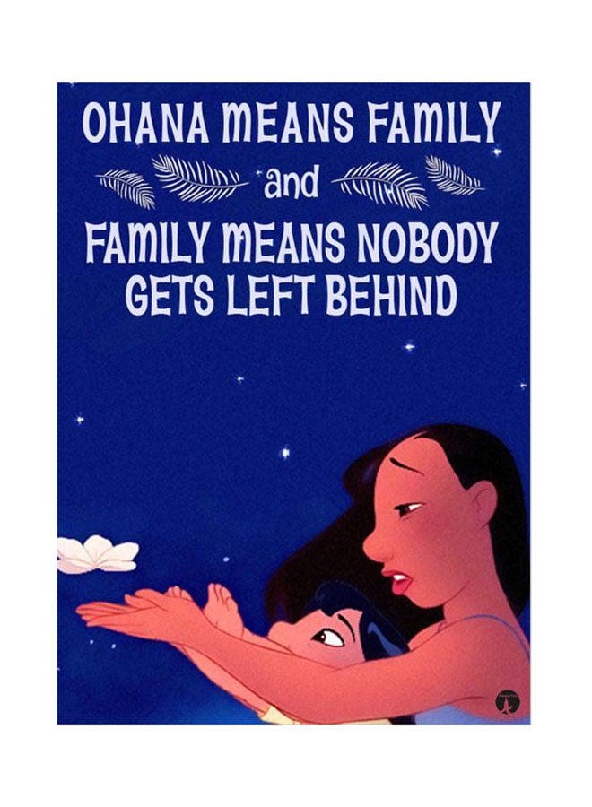 BP Metal Plate Of Disney Poster Multicolour