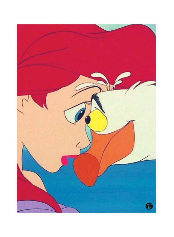 BP Metal Plate Of Disney Poster Multicolour